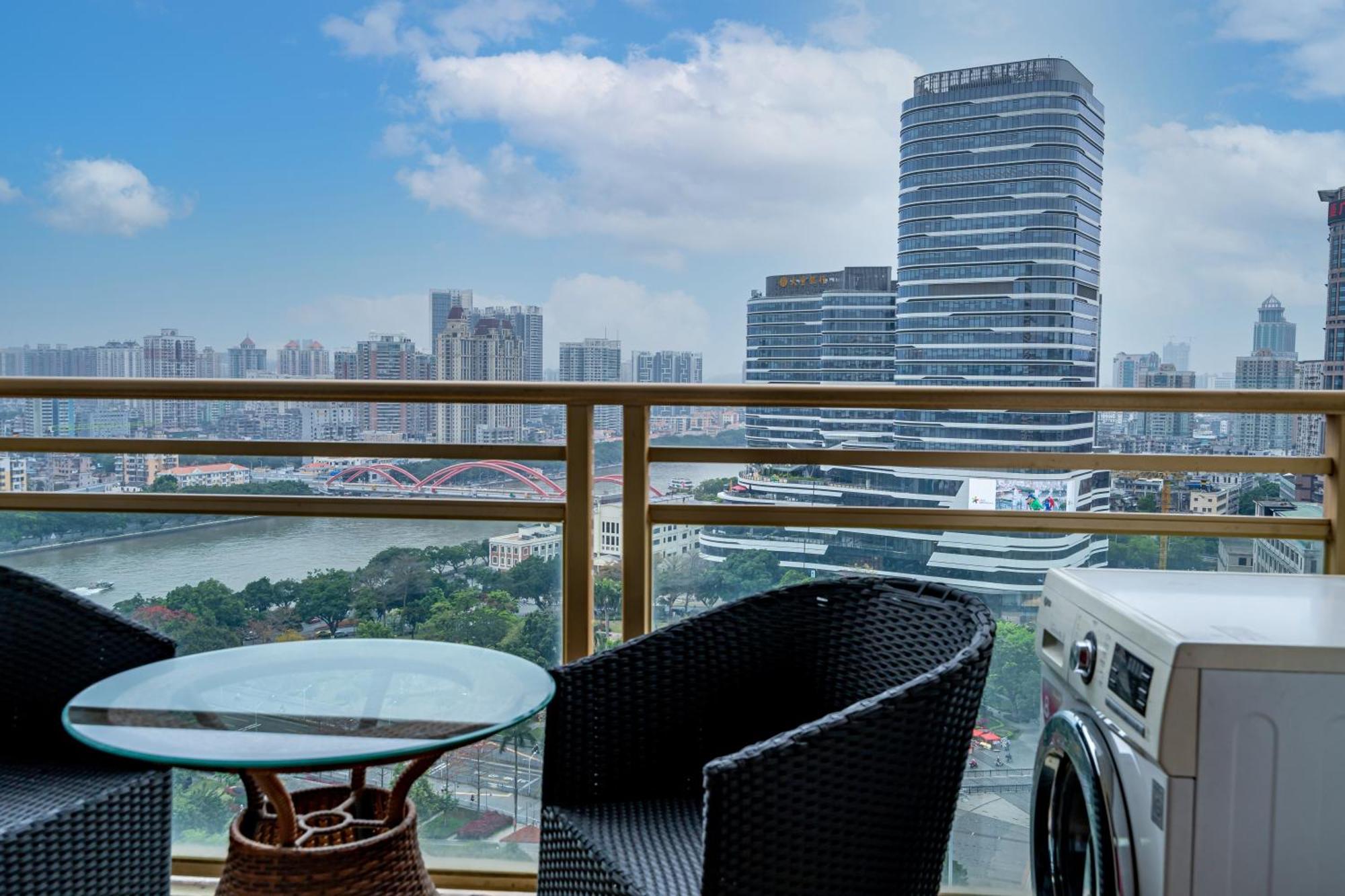 Waifiden Guangzhou Haizhu Square Wanyi Apartment Eksteriør billede