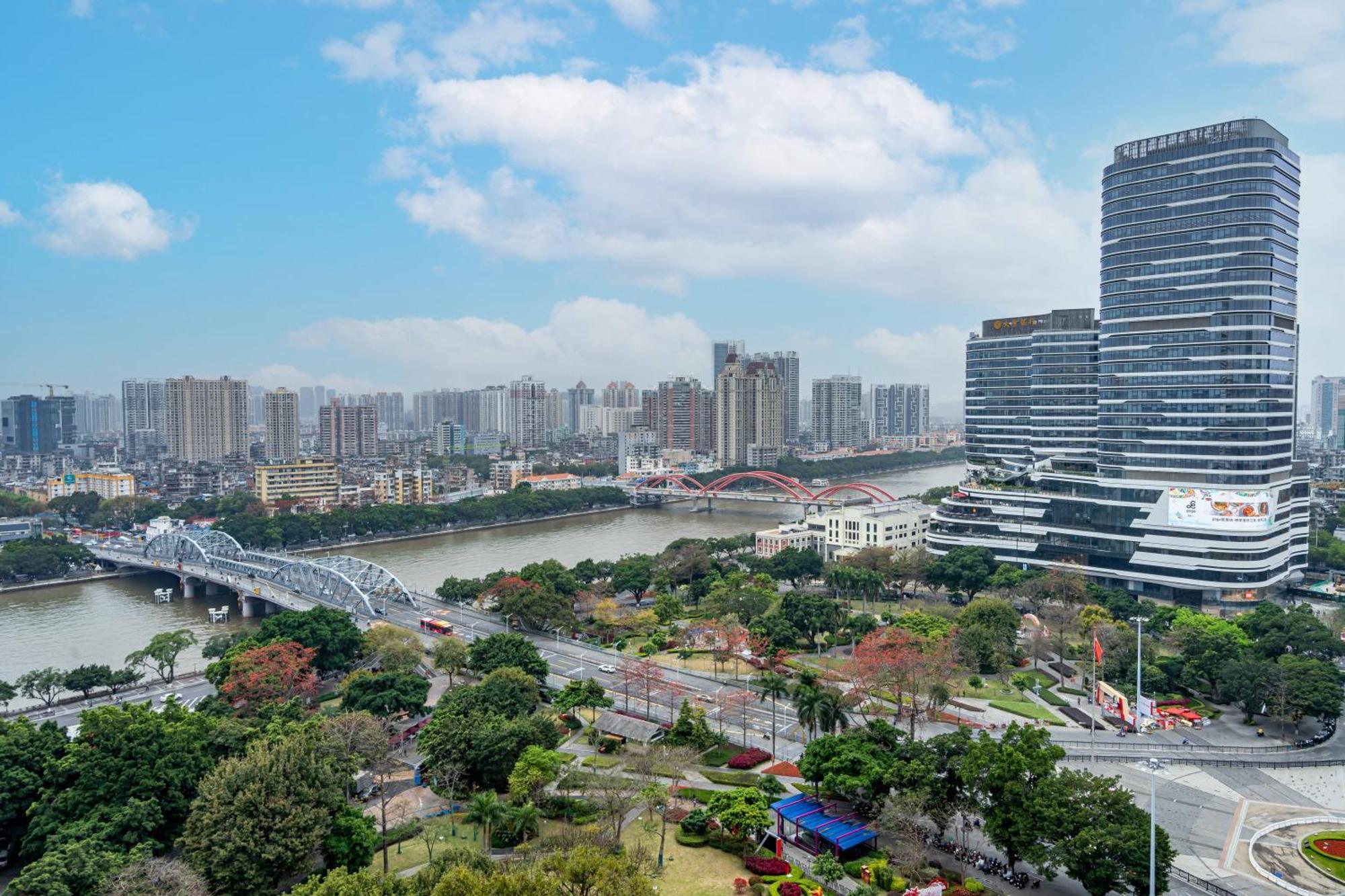 Waifiden Guangzhou Haizhu Square Wanyi Apartment Eksteriør billede